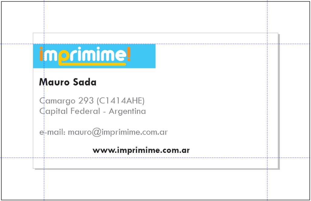 Tarjeta con texto demasiado cerca del borde