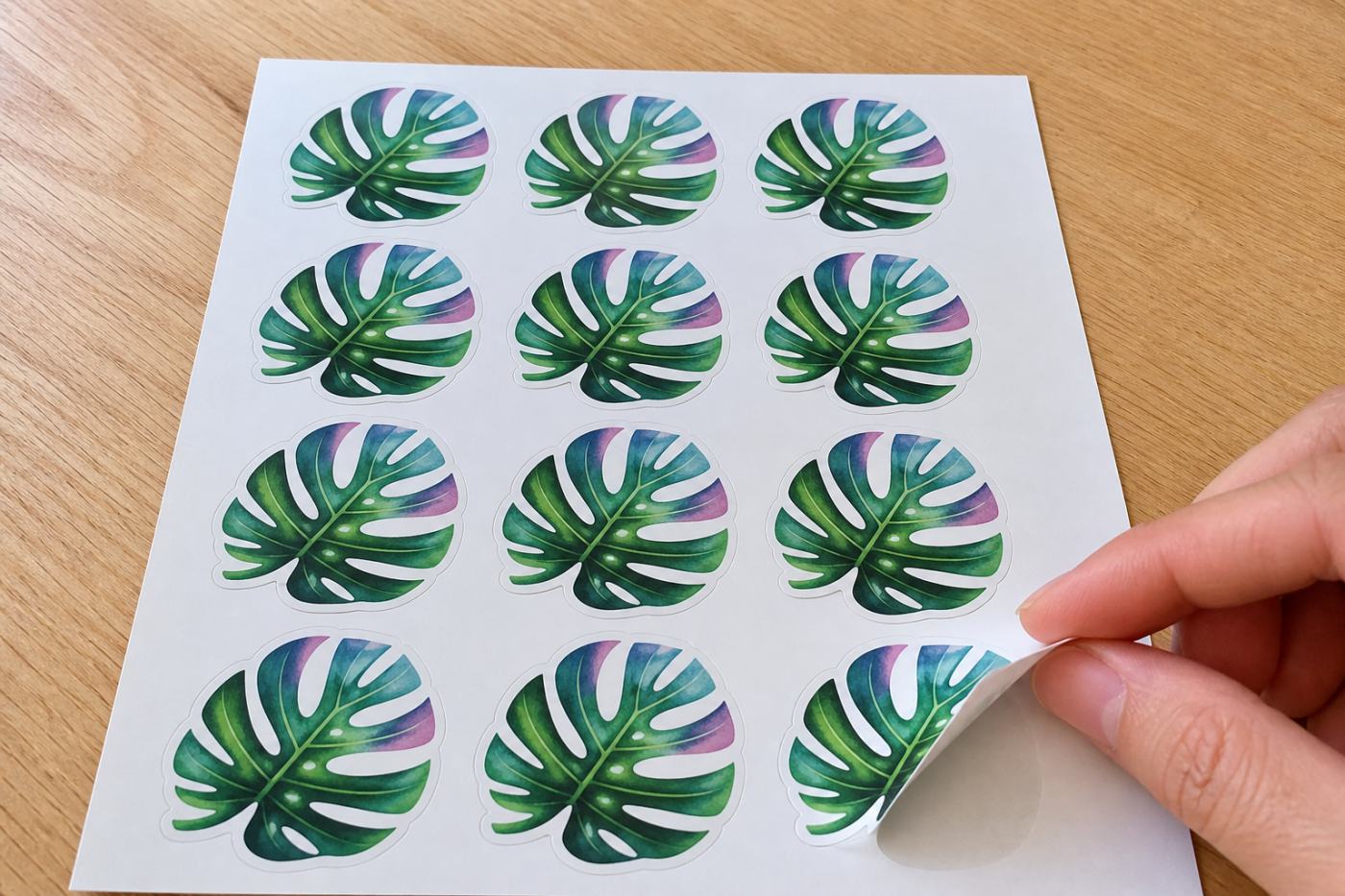 Stickers de vinilo troquelados en plancha