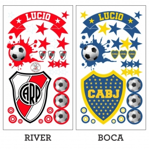 Stickers Vinilos Fútbol Equipos Primera