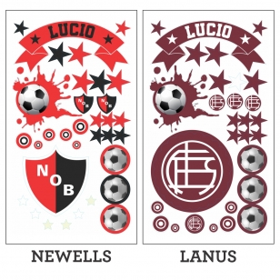 Stickers Vinilos Fútbol Equipos Primera