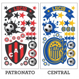 Stickers Vinilos Fútbol Equipos Primera