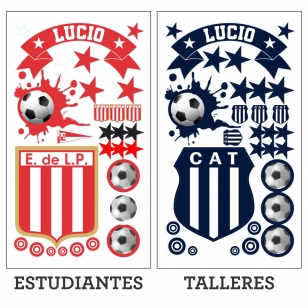 Stickers Vinilos Fútbol Equipos Primera