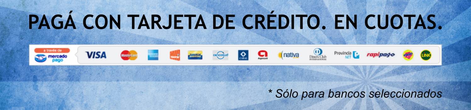 Pagá con tarjeta de crédito en cuotas sin interés